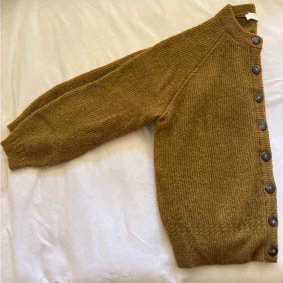 Sezane Othello Cardigan in olive green XL - Picture 3 of 5